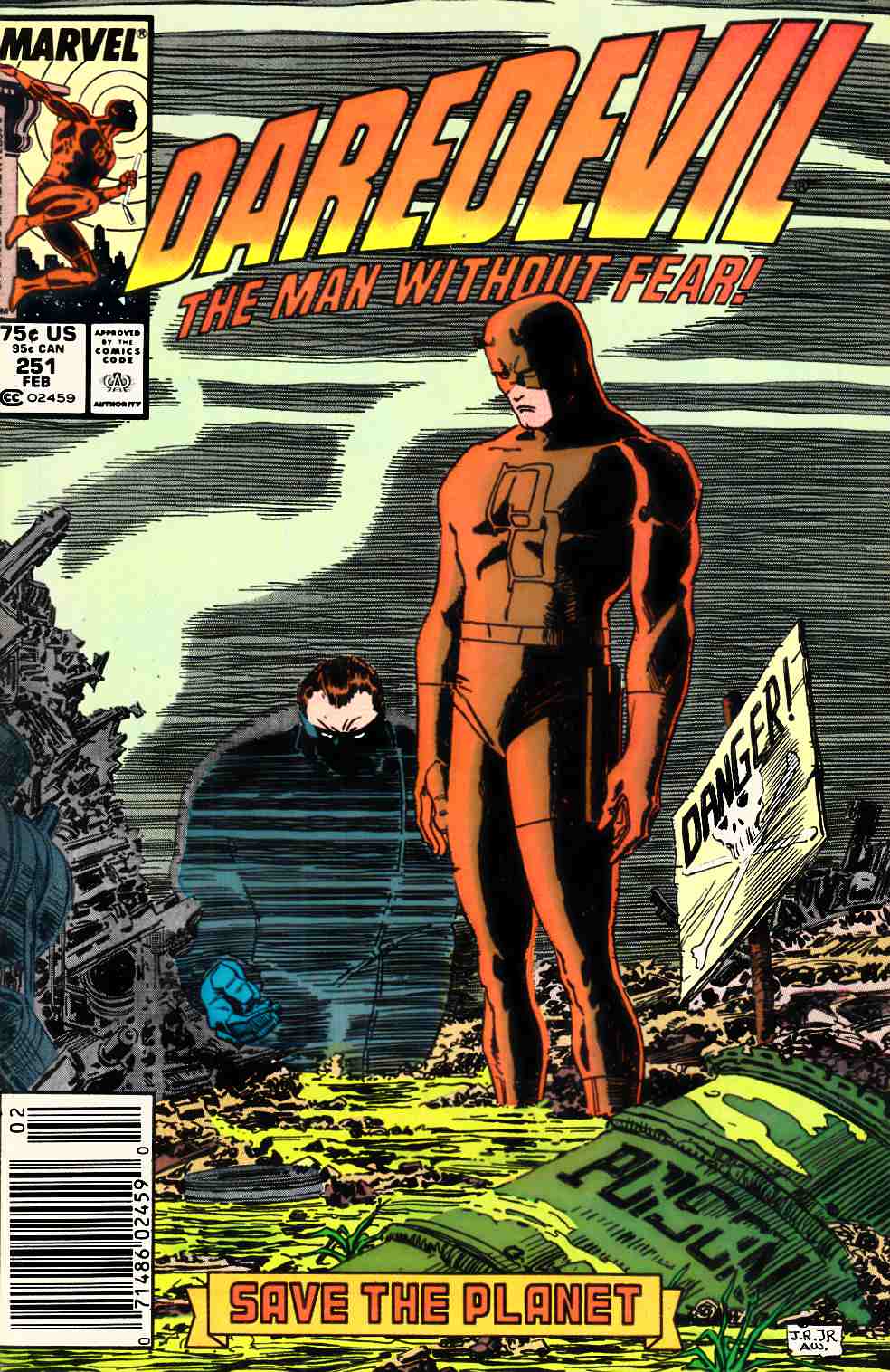 Daredevil #251 Newsstand Edition Very Fine (8.0) [Marvel Comic] THUMBNAIL