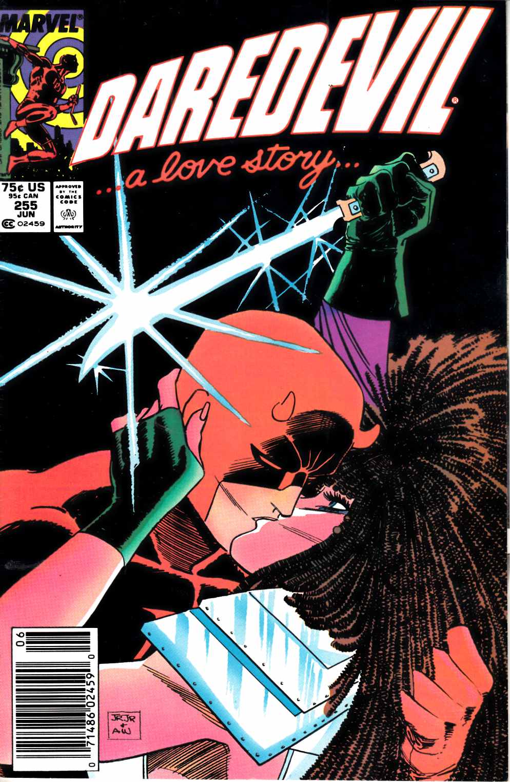 Daredevil #255 Newsstand Edition Very Fine (8.0) [Marvel Comic] THUMBNAIL