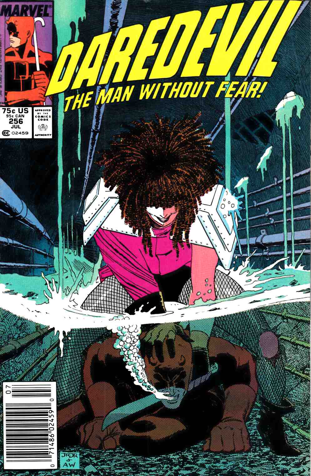 Daredevil #256 Newsstand Edition Fine (6.0) [Marvel Comic] LARGE