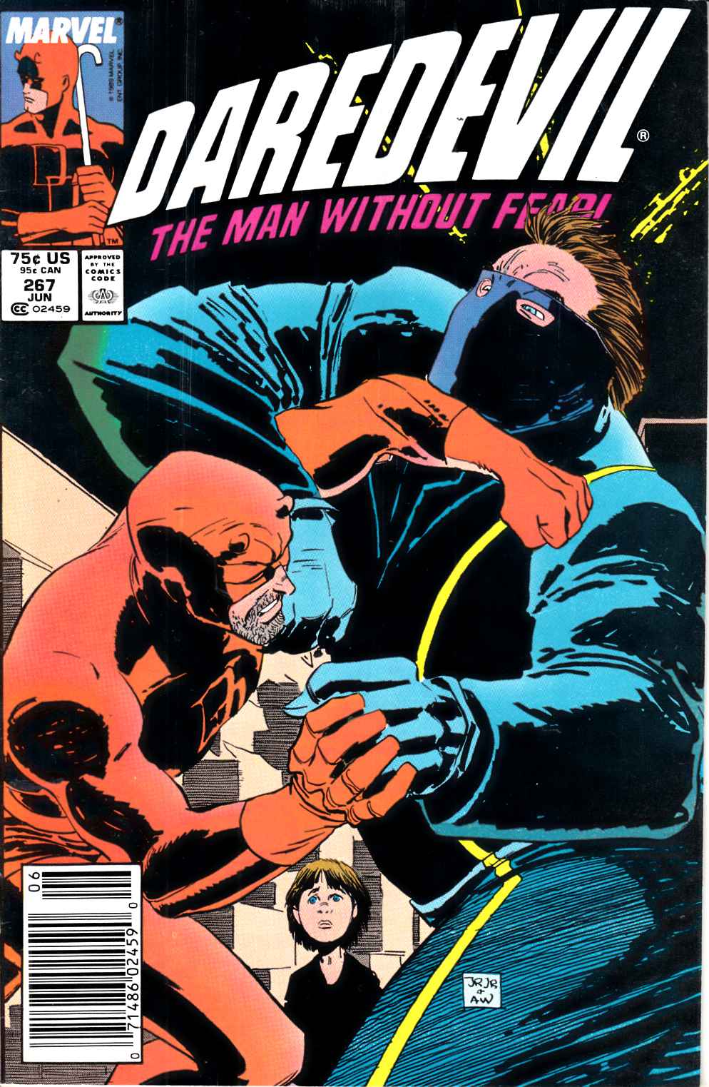 Daredevil #267 Newsstand Edition Fine (6.0) [Marvel Comic] THUMBNAIL