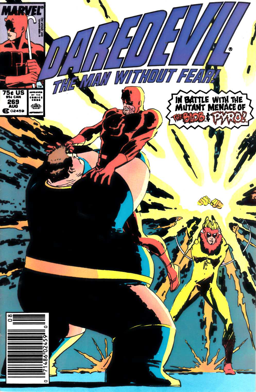 Daredevil #269 Newsstand Edition Very Fine (8.0) [Marvel Comic] THUMBNAIL
