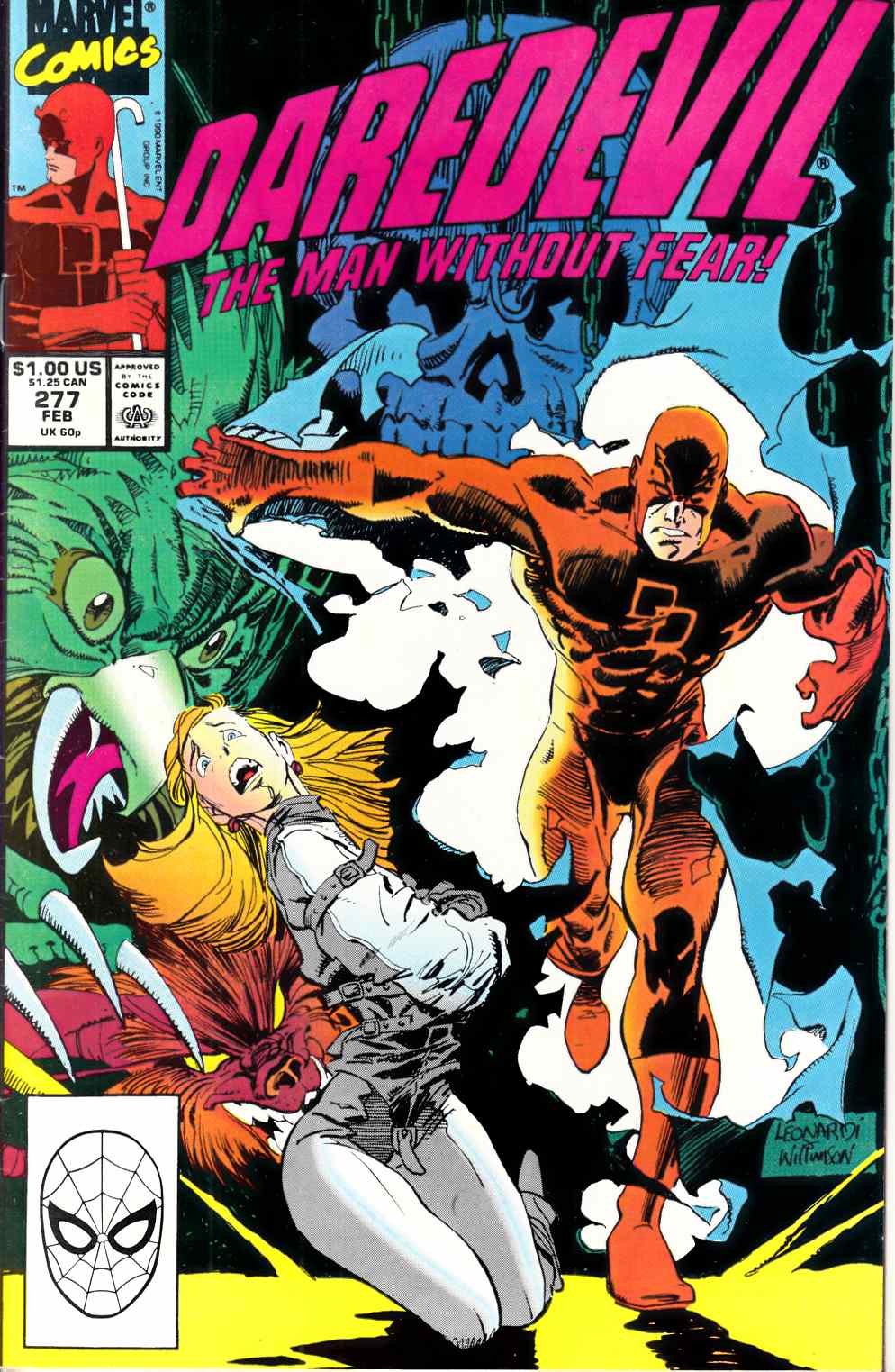 Daredevil #277 Very Fine (8.0) [Marvel Comic] THUMBNAIL