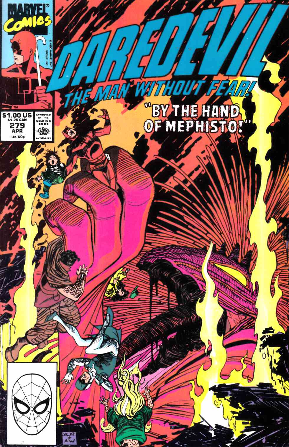 Daredevil #279 Fine (6.0) [Marvel Comic] THUMBNAIL