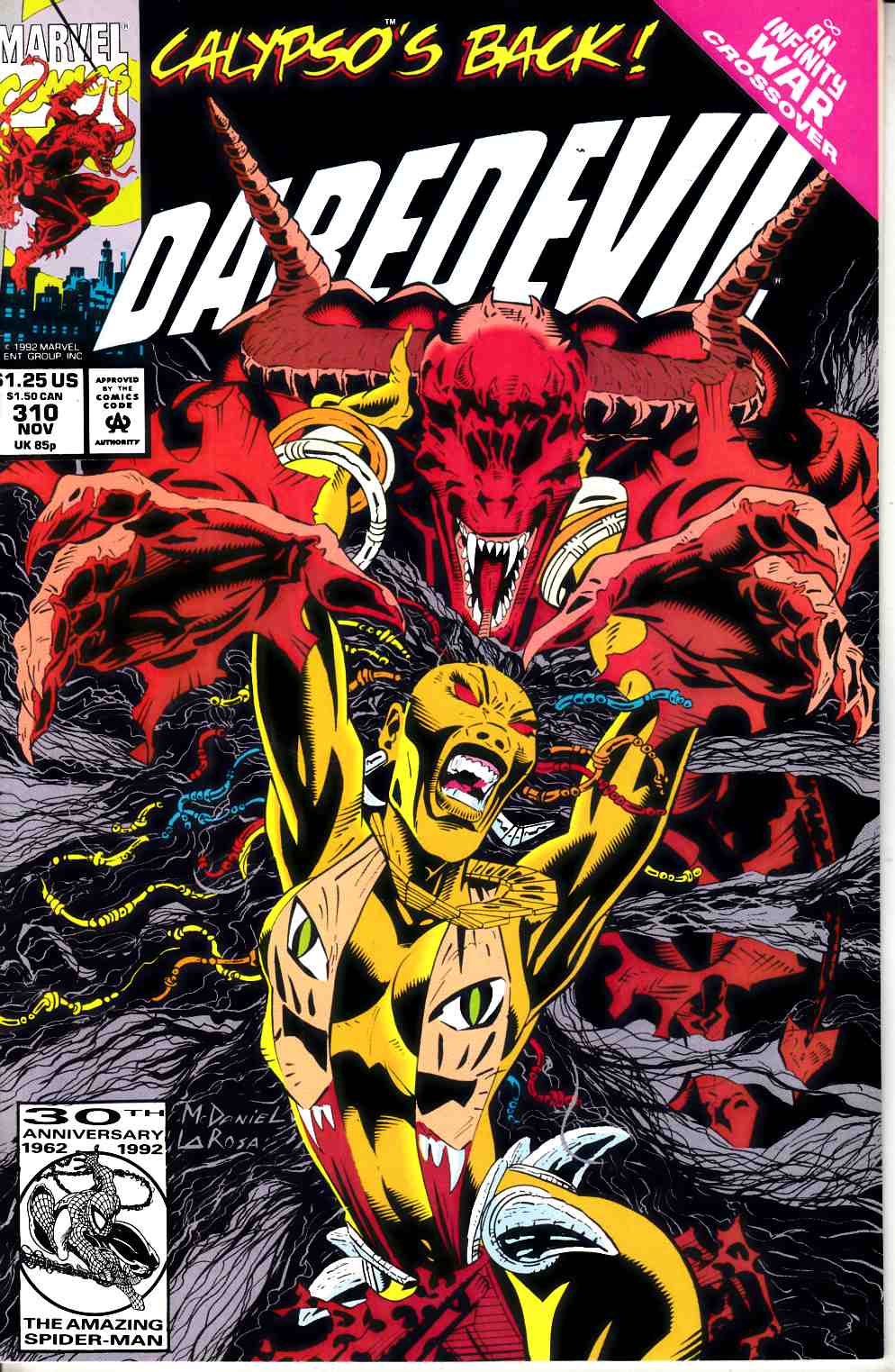 Daredevil #310 Very Fine (8.0) [Marvel Comic] THUMBNAIL