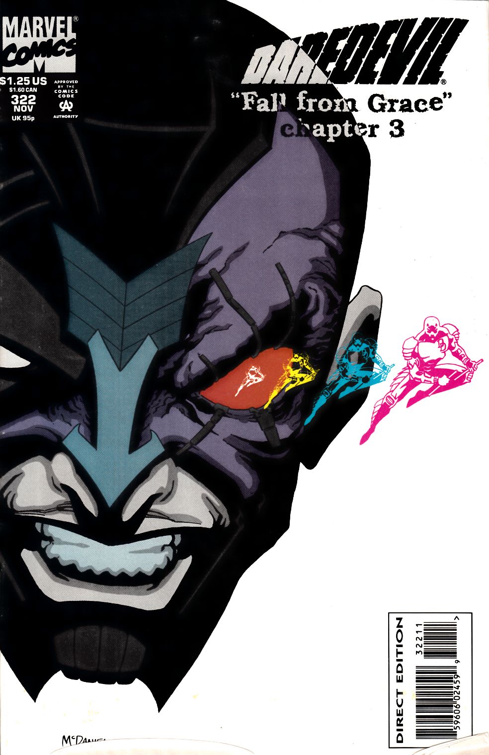 Daredevil #322 Very Good (4.0) [Marvel Comic] THUMBNAIL