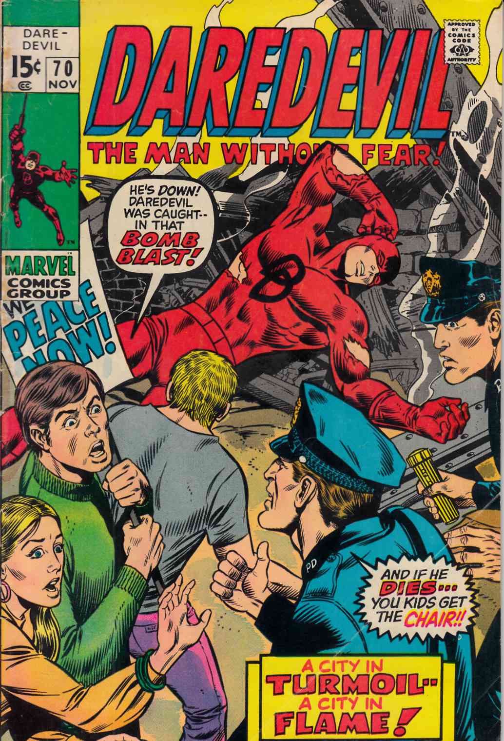 Daredevil #70 Very Good Plus (4.5) [Marvel Comic] THUMBNAIL