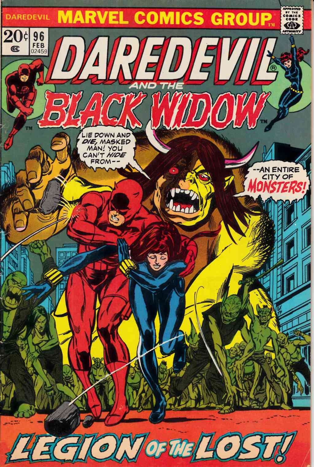 Daredevil #96 Fine (6.0) [Marvel Comic] THUMBNAIL