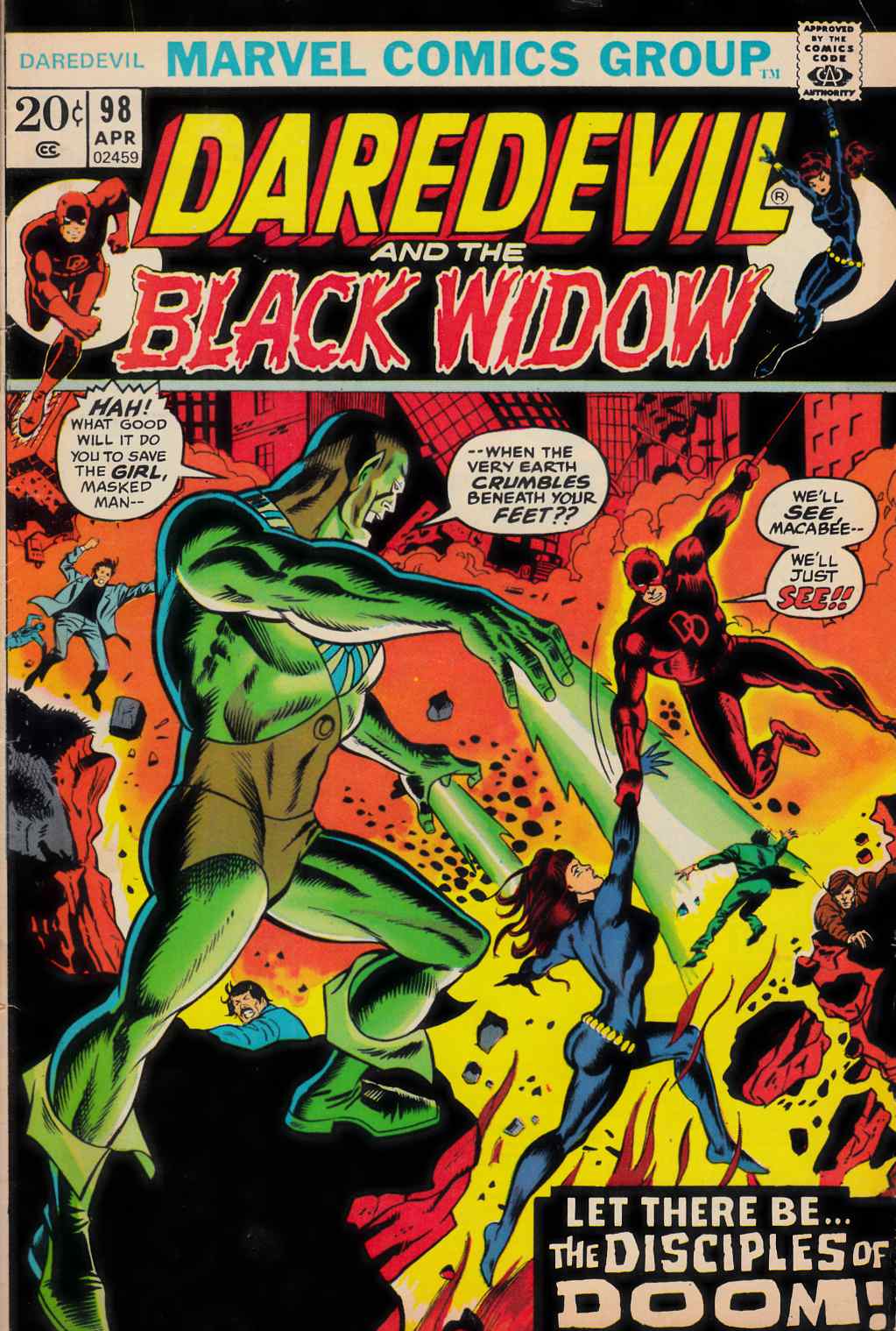 Daredevil #98 Fine (6.0) [Marvel Comic] THUMBNAIL