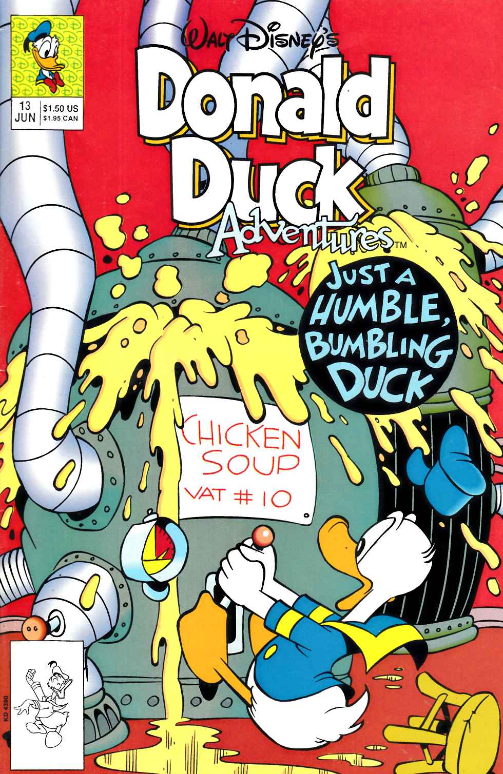 Donald Duck Adventures #13 Very Fine (8.0) [Walt Disney Comic] LARGE