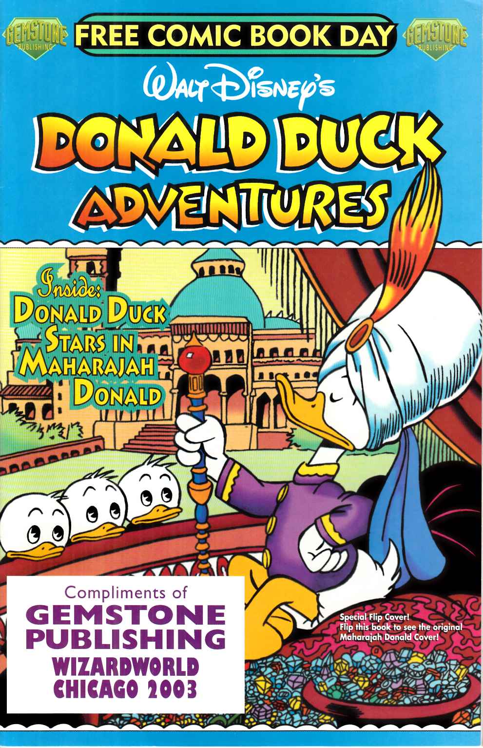 Donald Duck Adventures FCBD #1 Wizard World Variant Near Mint (9.4) [Walt Disney Comic] THUMBNAIL