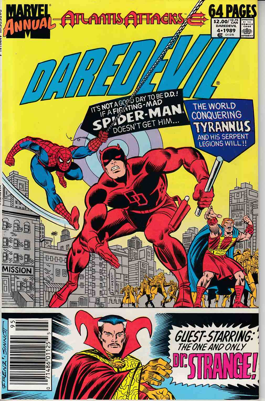 Daredevil Annual #5 Newsstand Edition Near Mint (9.4) [Marvel Comic] THUMBNAIL