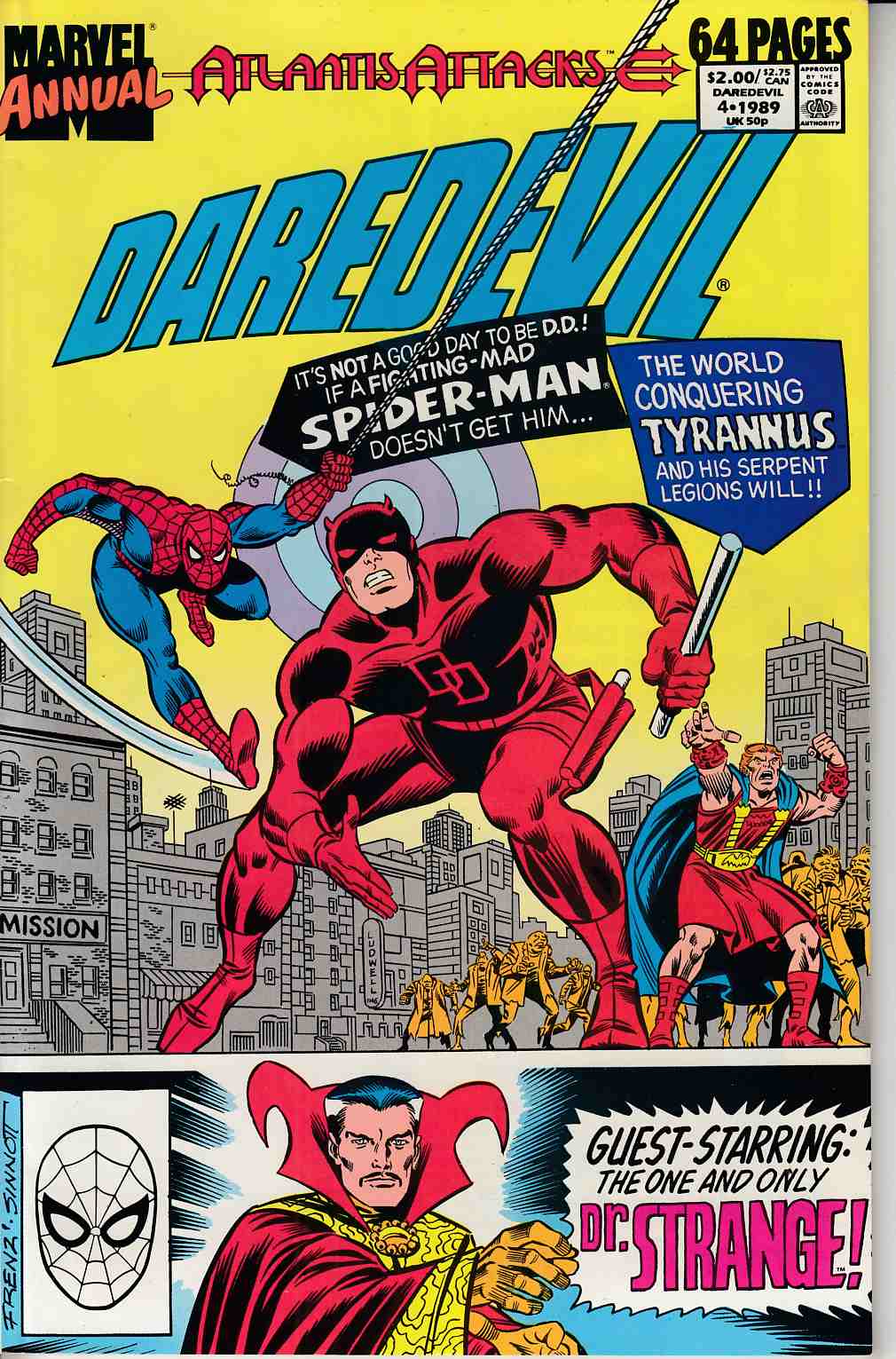 Daredevil Annual #5 Very Fine Minus (7.5) [Marvel Comic] THUMBNAIL