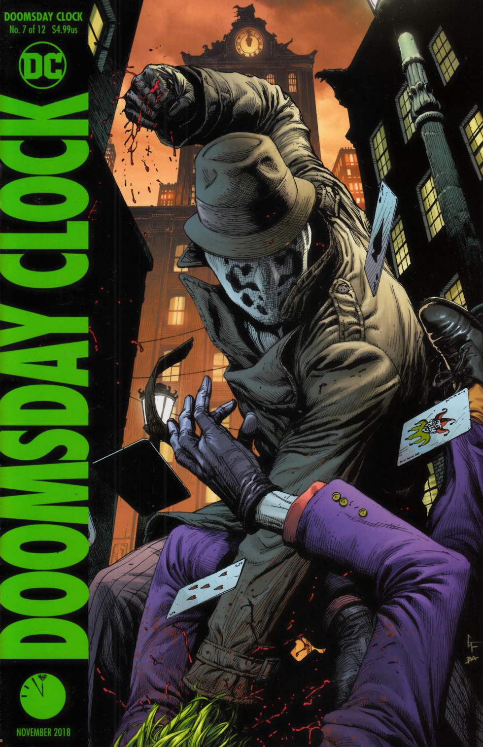 Doomsday Clock #7 Frank Variant Cover Near Mint (9.4) [DC Comic] THUMBNAIL