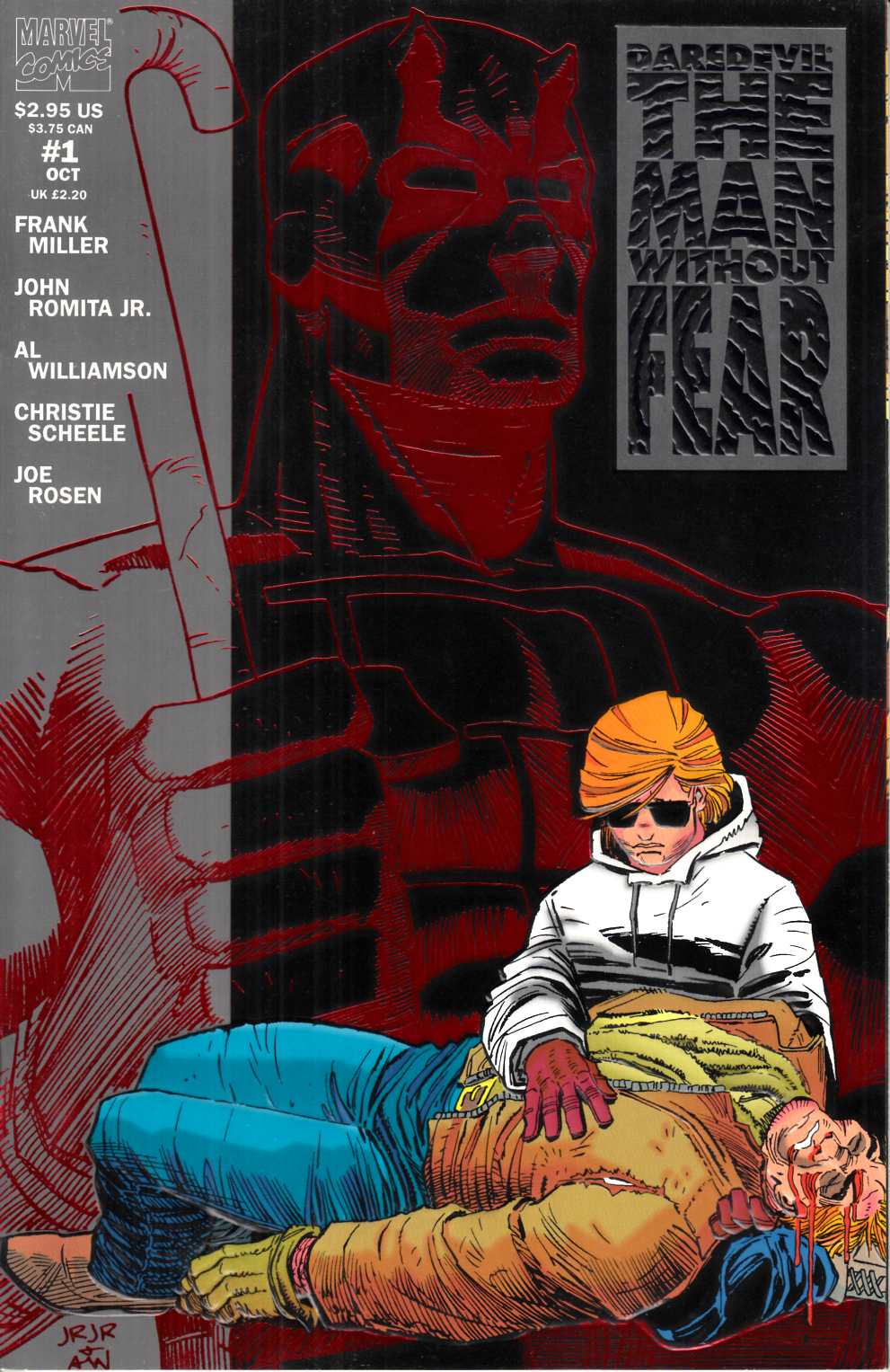 Daredevil the Man Without Fear #1 Near Mint (9.4) [Marvel Comic] THUMBNAIL