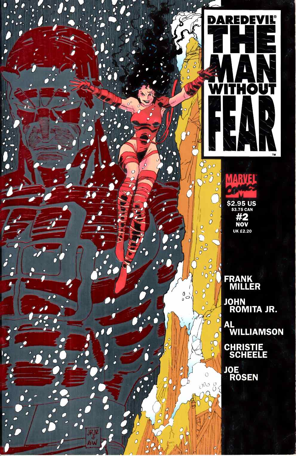 Daredevil the Man Without Fear #2 Near Mint (9.4) [Marvel Comic] THUMBNAIL