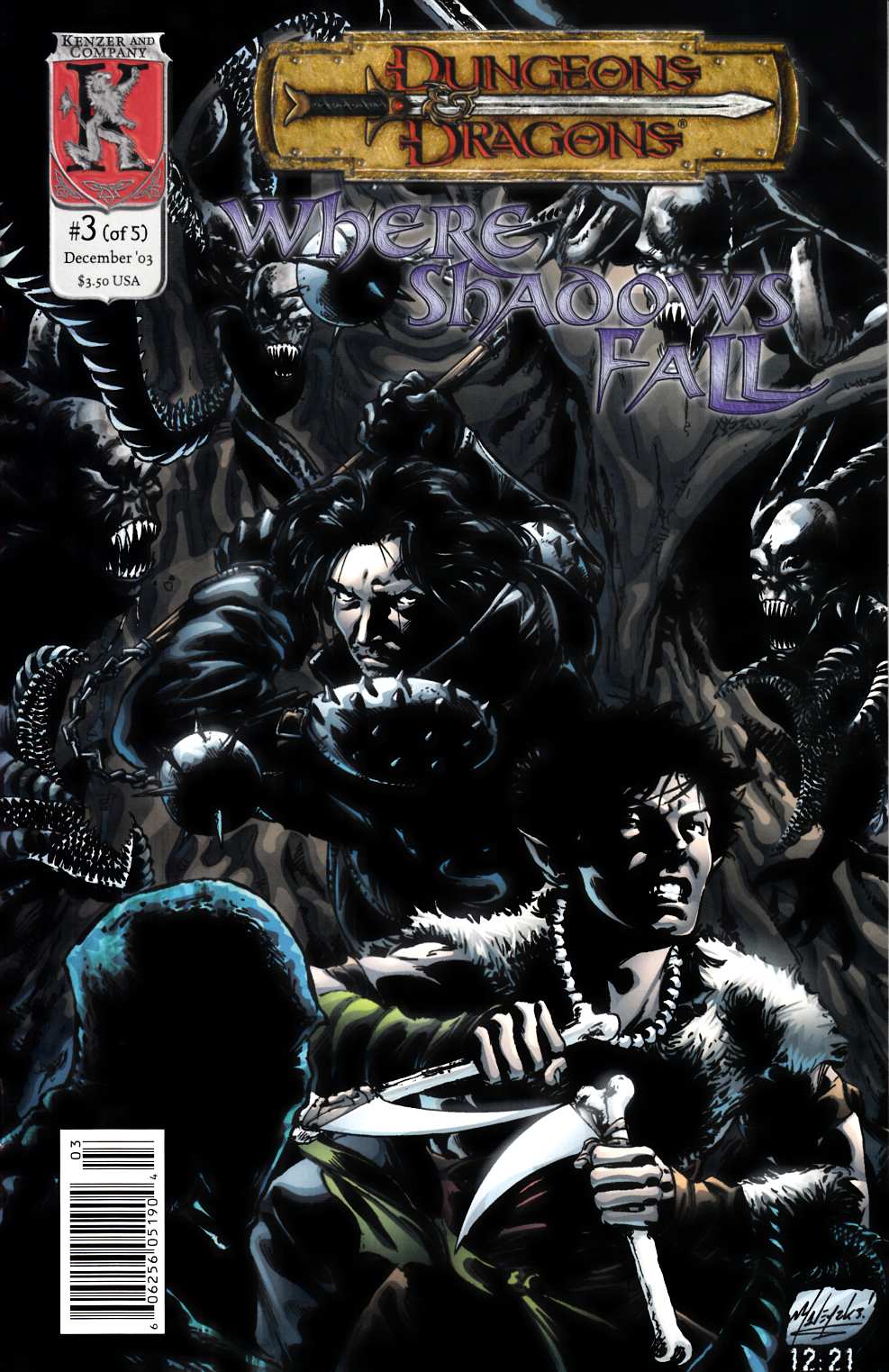 Dungeons and Dragons Where Shadows Fall #3 Near Mint (9.4) [Kenzer Comic] THUMBNAIL