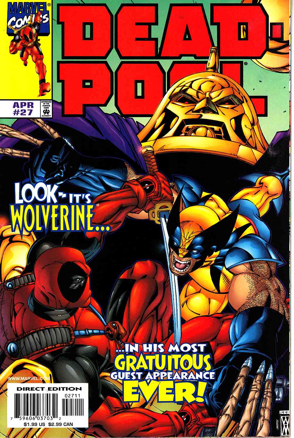 Deadpool #27 Very Fine (8.0) [Marvel Comic] THUMBNAIL