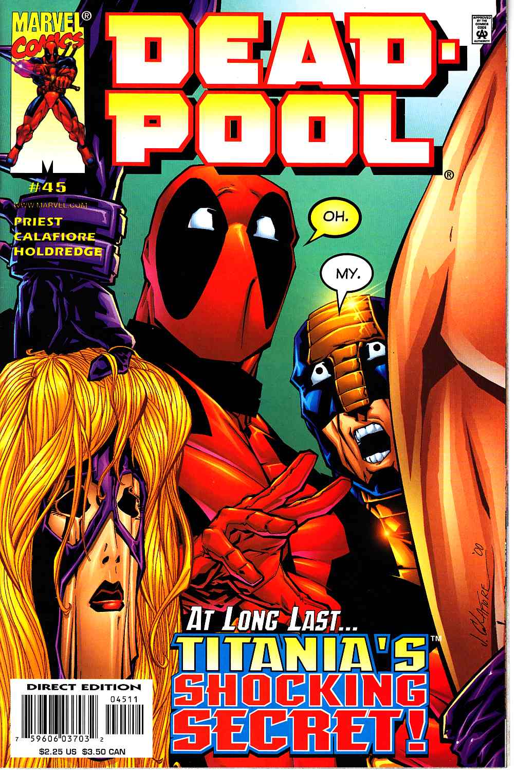 Deadpool #45 Near Mint Minus (9.2) [Marvel Comic] THUMBNAIL