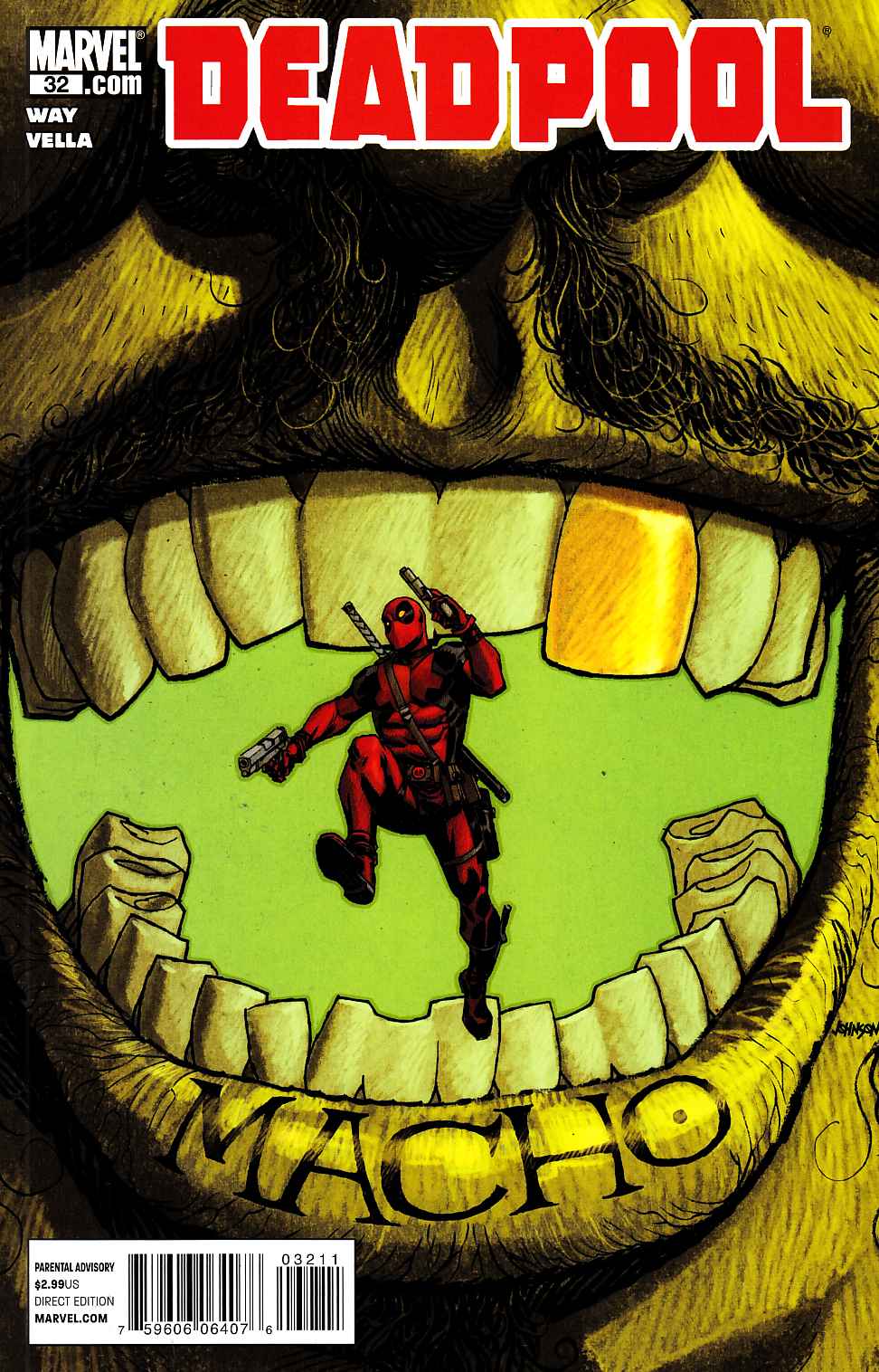 Deadpool #32 Near Mint (9.4) [Marvel Comic]