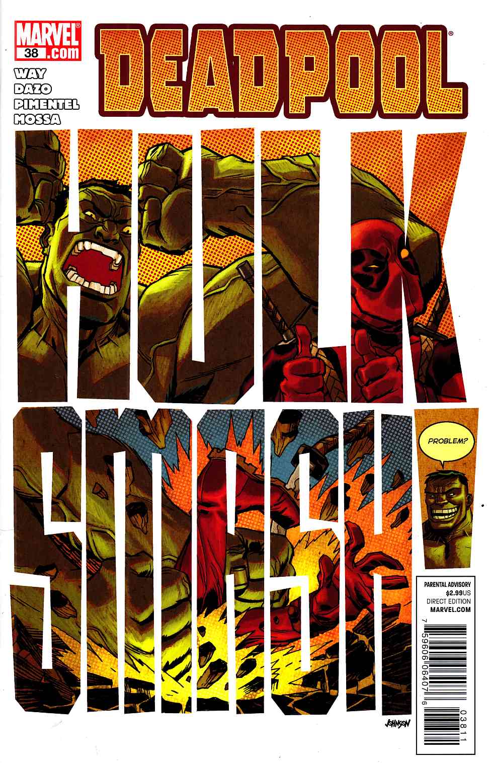 Deadpool #38 Near Mint (9.4) [Marvel Comic] LARGE