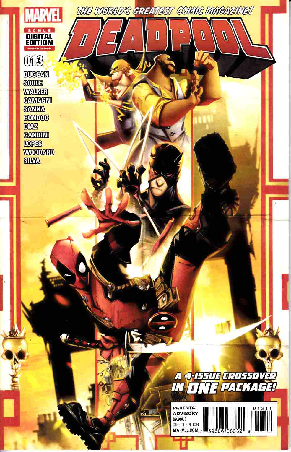 Deadpool #13 Near Mint (9.4) [Marvel Comic] LARGE
