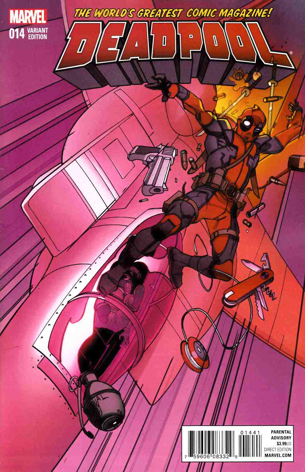 Deadpool #14 CW Reenactment Variant Cover [Marvel Comic] THUMBNAIL