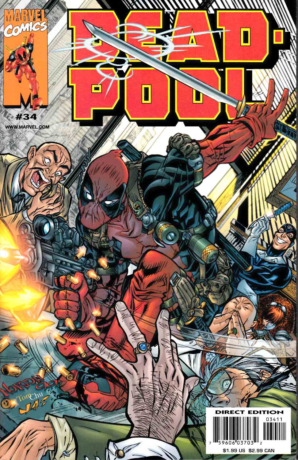 Deadpool #34 Very Fine (8.0) [Marvel Comic] THUMBNAIL