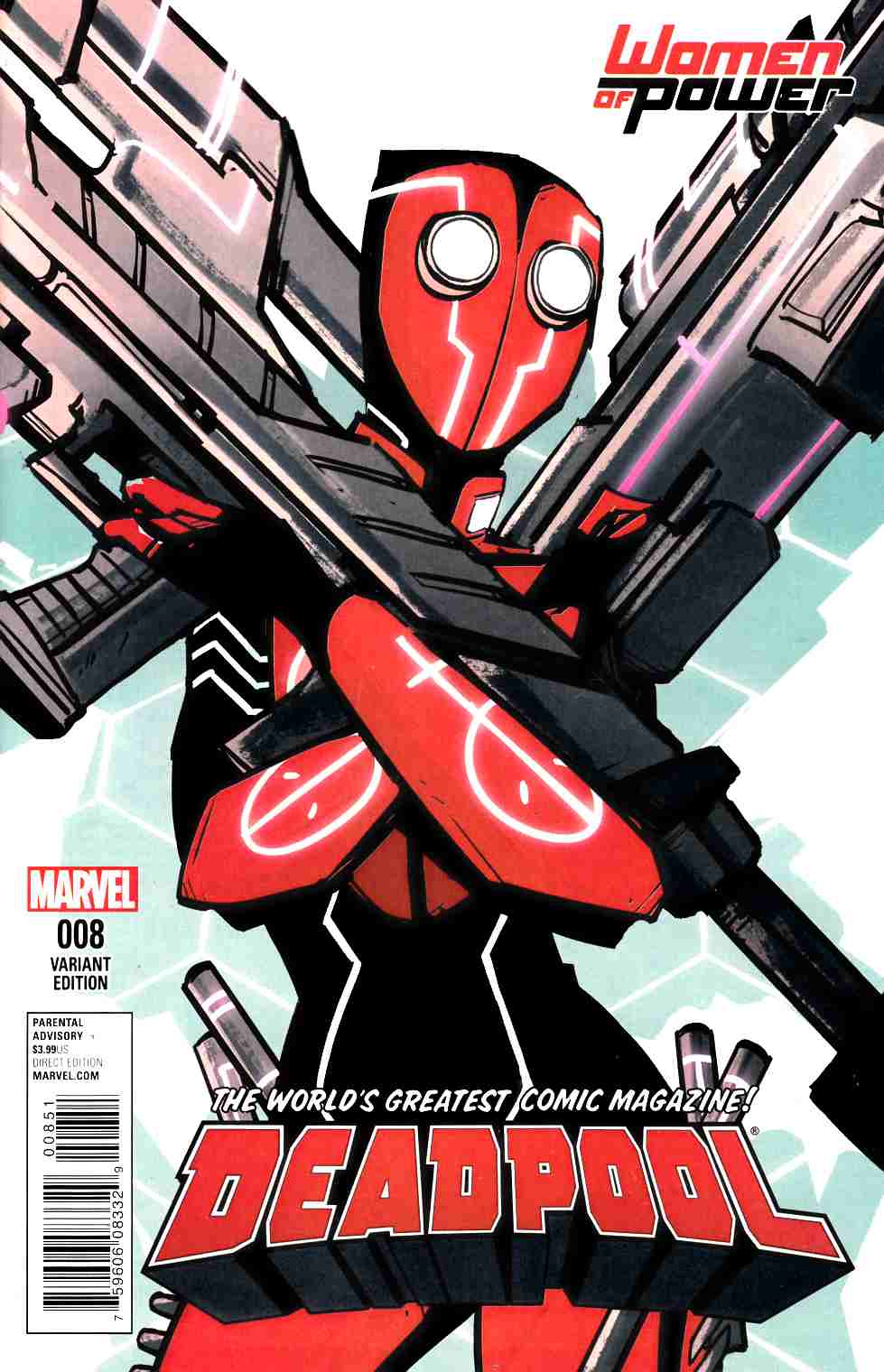 Deadpool #8 Wu WOP Variant Cover [Marvel Comic] THUMBNAIL