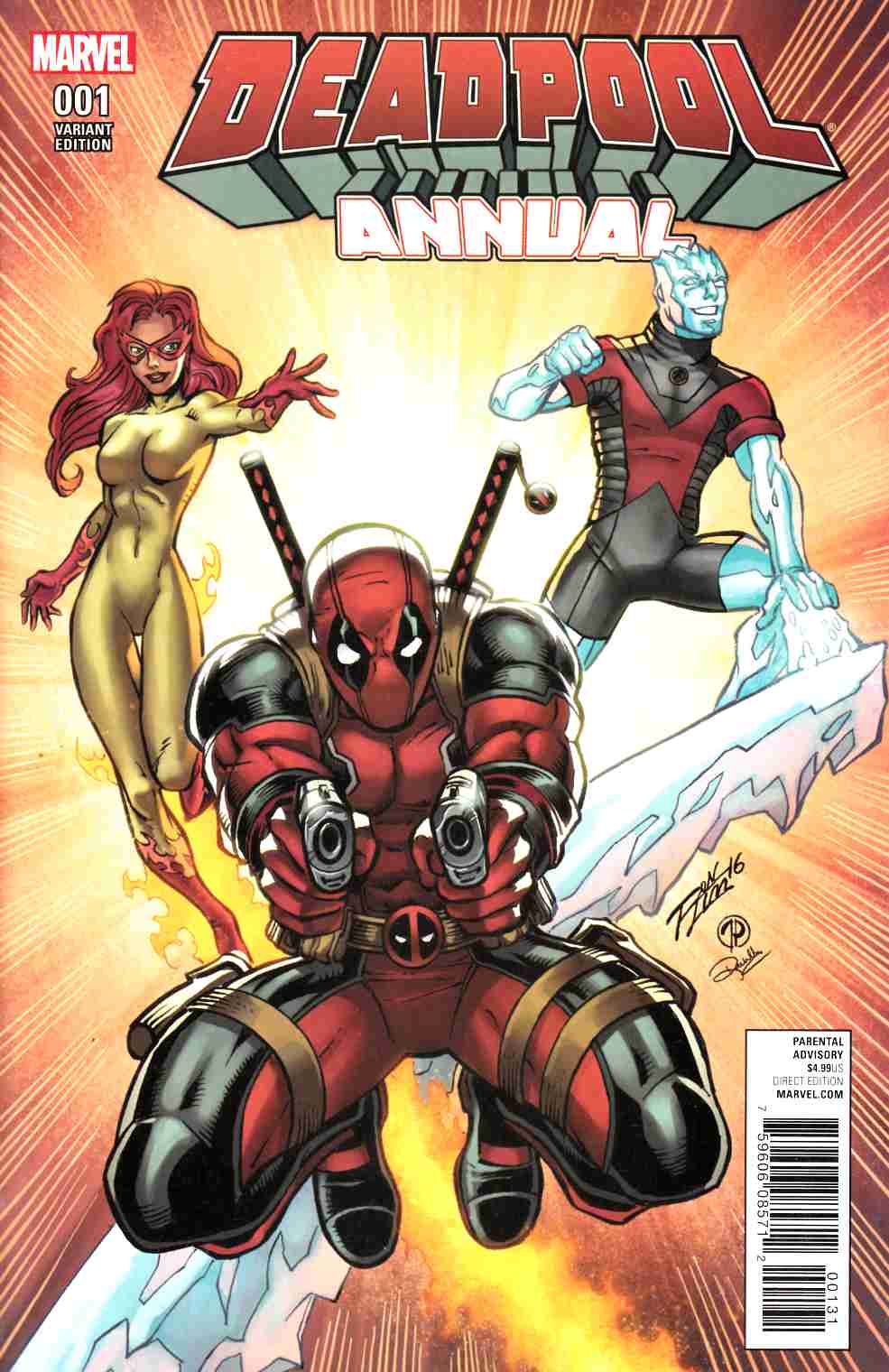 Deadpool Annual #1 Lim Variant Cover [Marvel Comic] LARGE