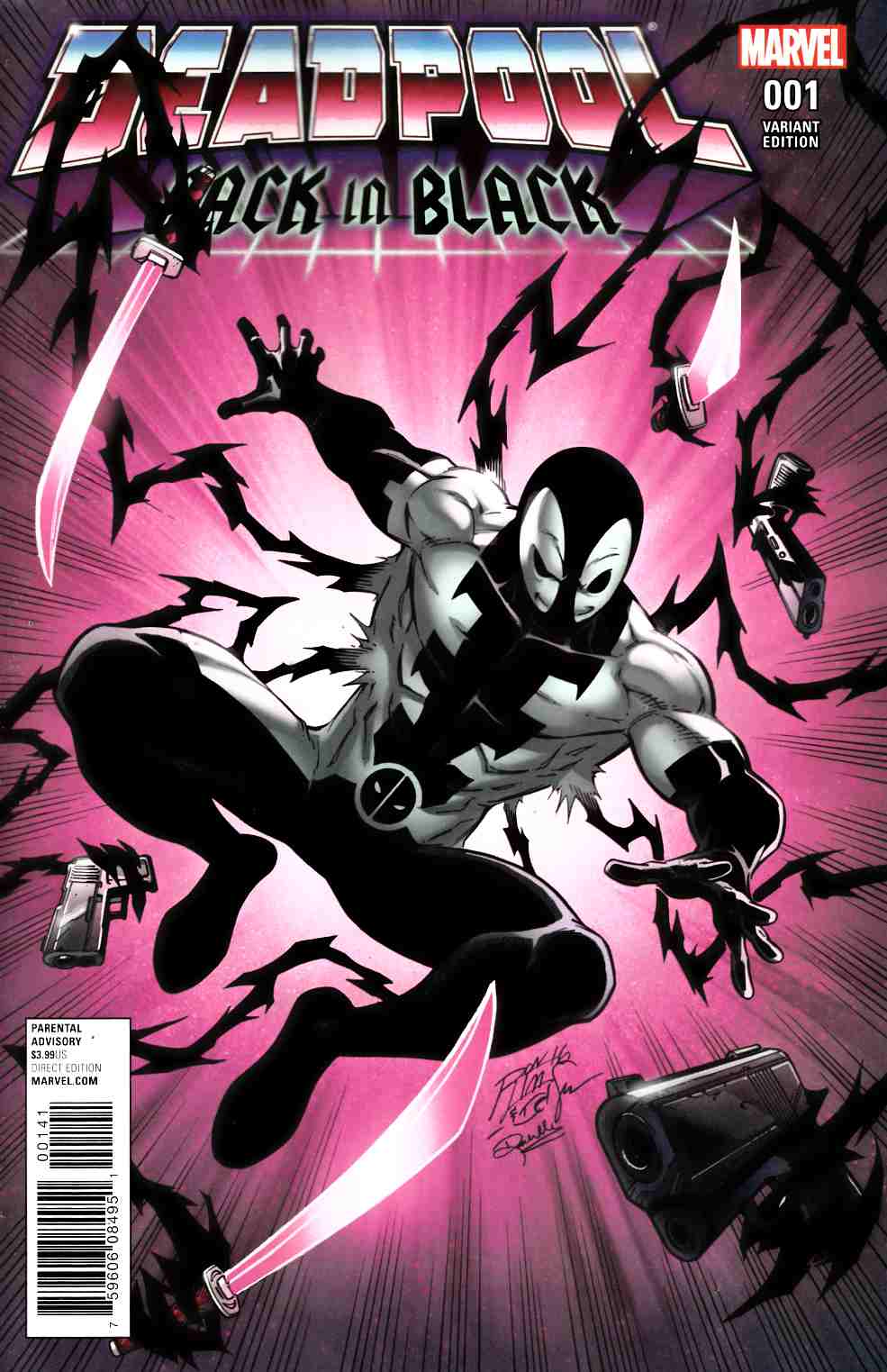 Deadpool Back In Black 1 Lim Variant Cover Marvel Comic