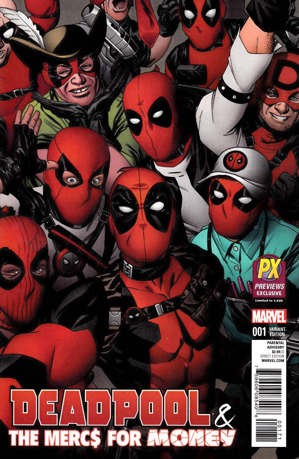 Deadpool And Mercs For Money #1 PX Limited Edition Cover [Marvel Comic] THUMBNAIL