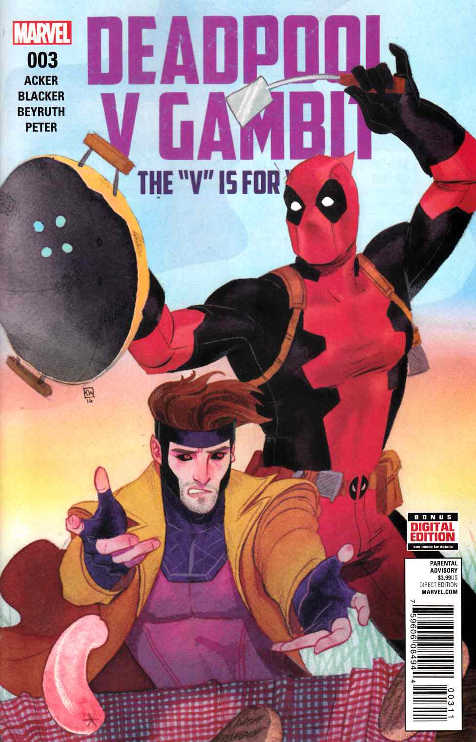 Deadpool vs Gambit #3 [Marvel Comic] THUMBNAIL