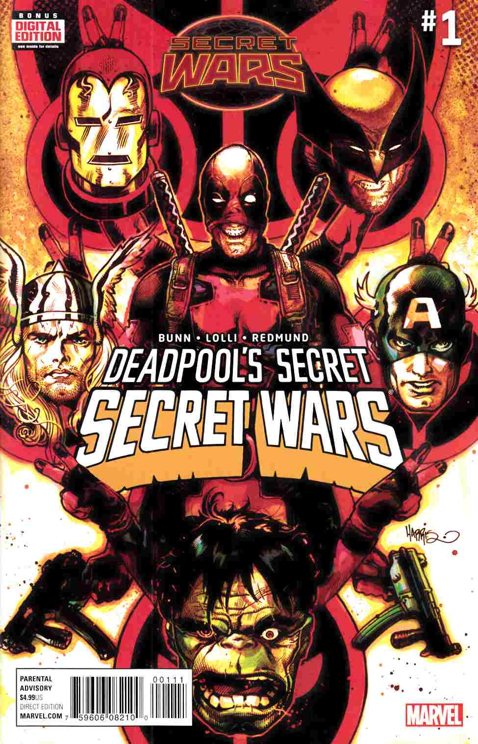 Deadpools Secret Secret Wars #1 [Marvel Comic] LARGE