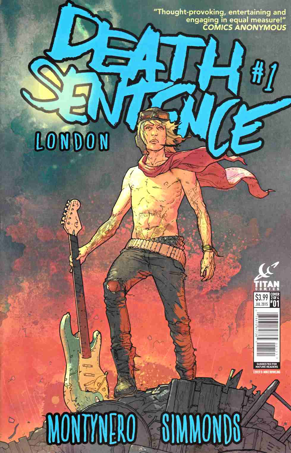 Death Sentence London #1 Subscription Cover [Titan Comic] THUMBNAIL