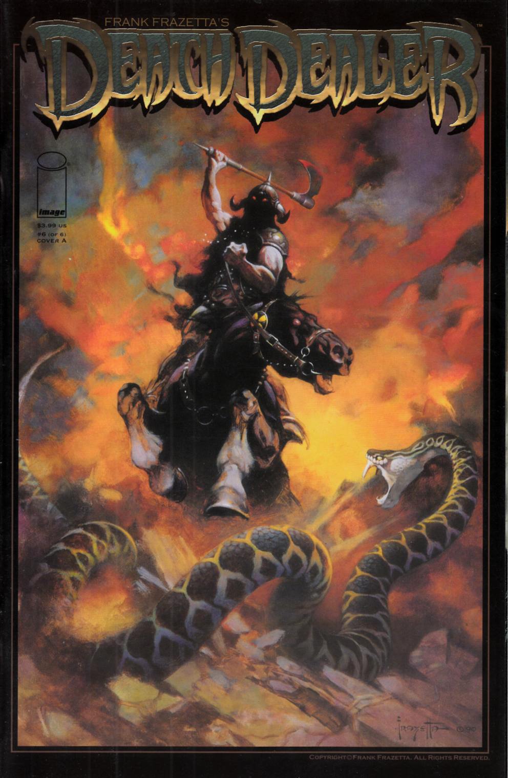 Death Dealer #6 Cover A Near Mint (9.4) [Image Comic] THUMBNAIL