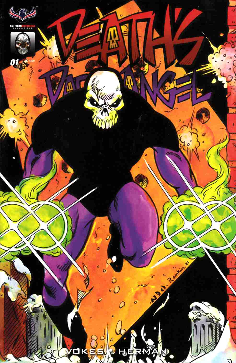 Deaths Dark Angel (One Shot) Subscription Cover [American Myth Comic] LARGE