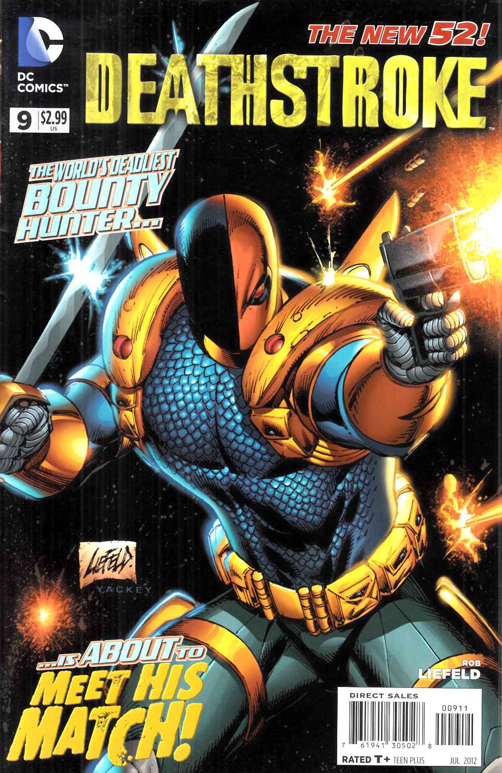 Deathstroke #9 Very Fine (8.0) [DC Comic] LARGE