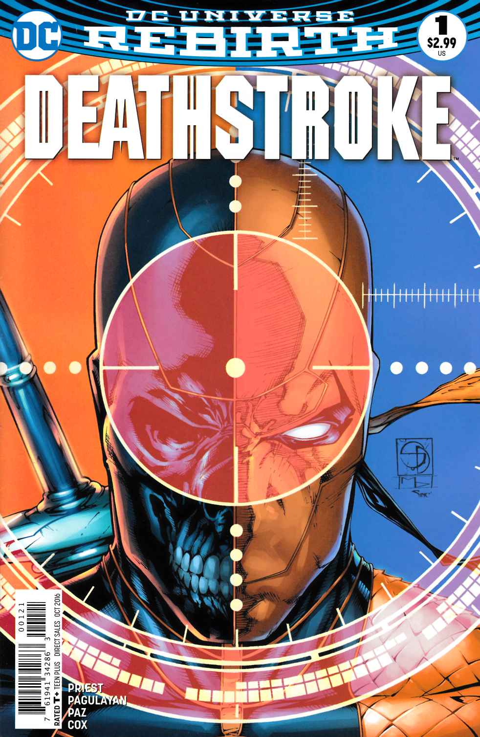 Deathstroke #1 Davis Variant Cover [DC Comic] LARGE