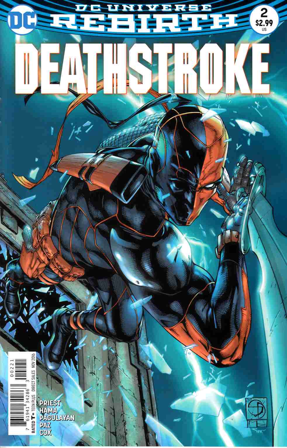 Deathstroke #2 Davis Variant Cover [DC Comic] THUMBNAIL