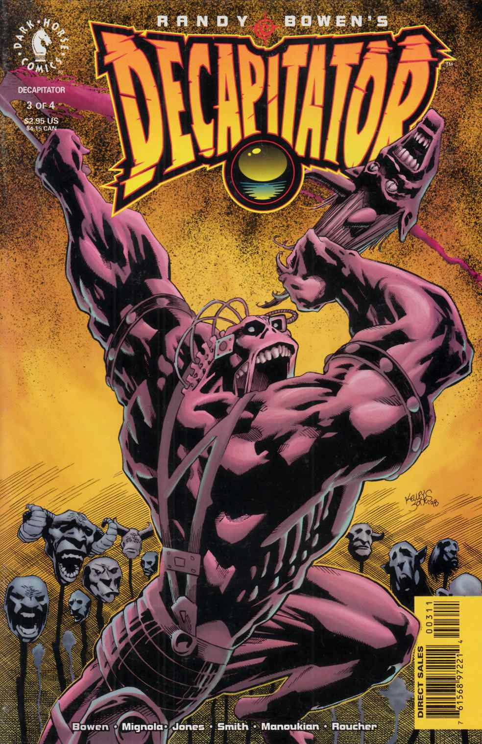Decapitator #3 Very Fine (8.0) [Dark Horse Comic] LARGE