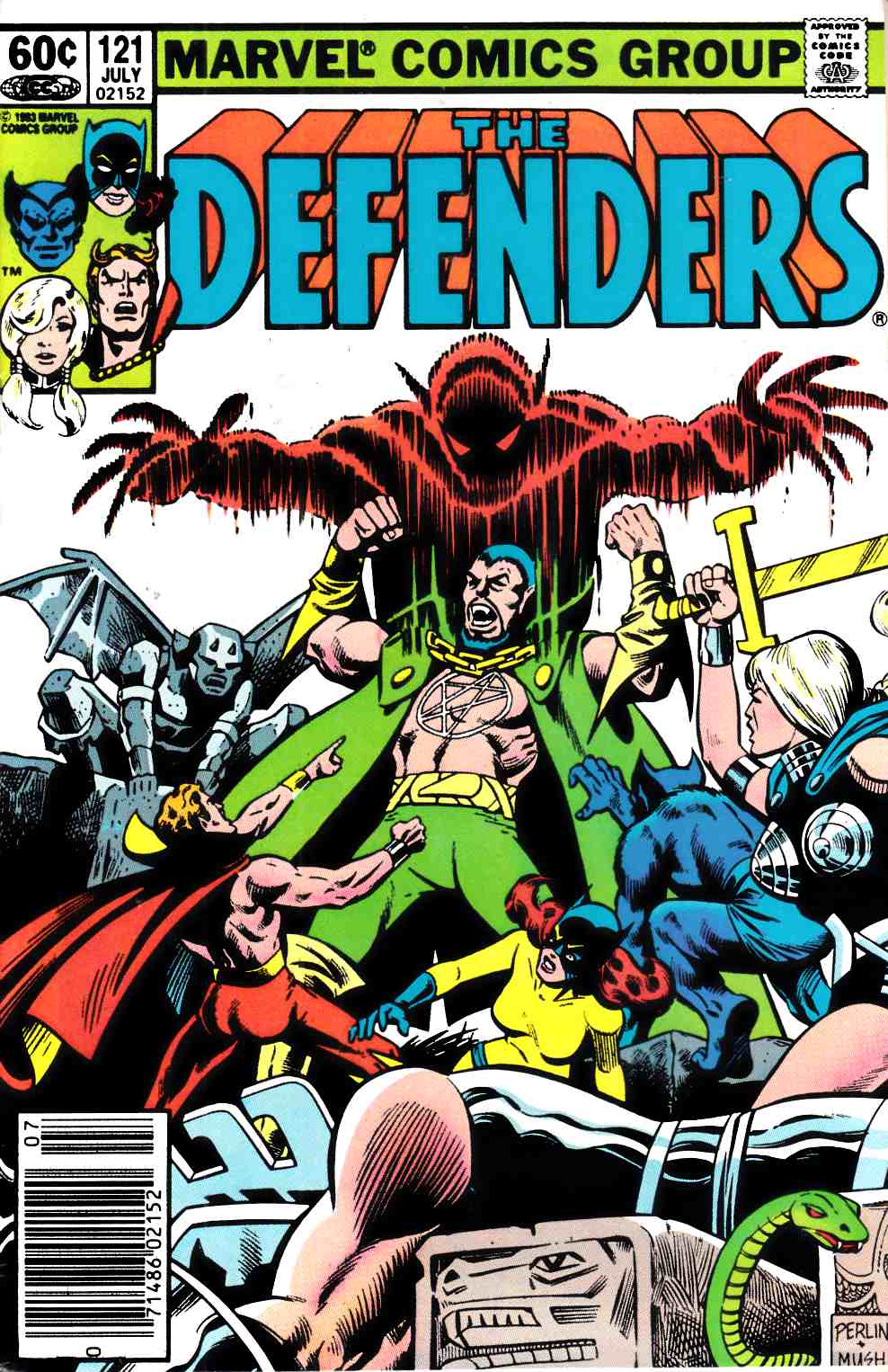 Defenders #121 Newsstand Edition Very Fine (8.0) [Marvel Comic] THUMBNAIL