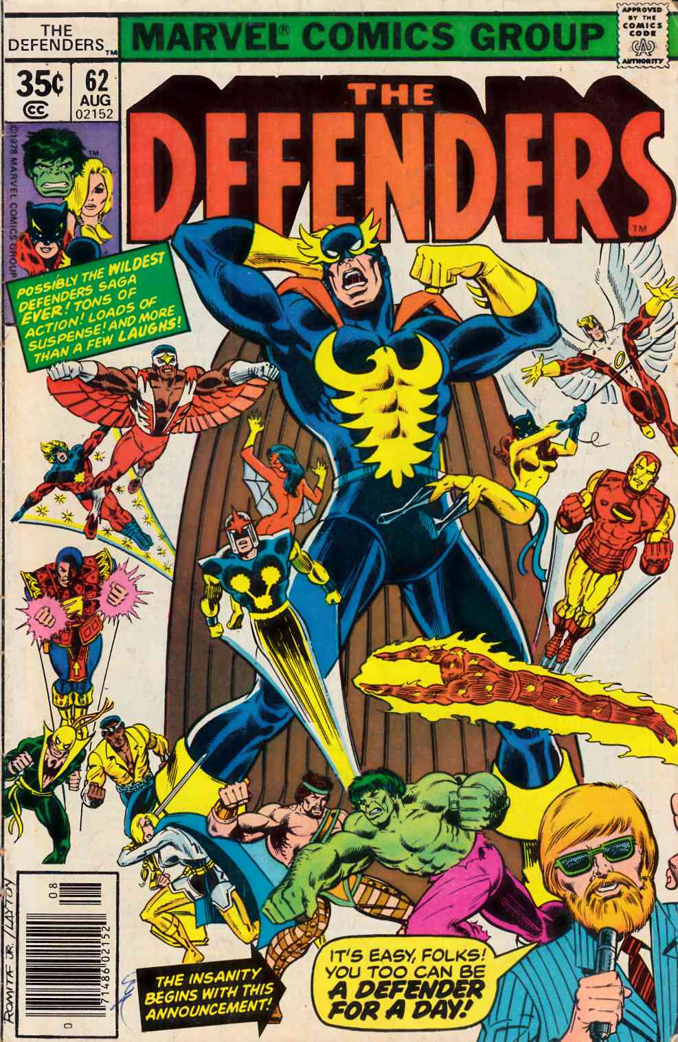 Defenders #62 Very Good (4.0) [Marvel Comic] THUMBNAIL