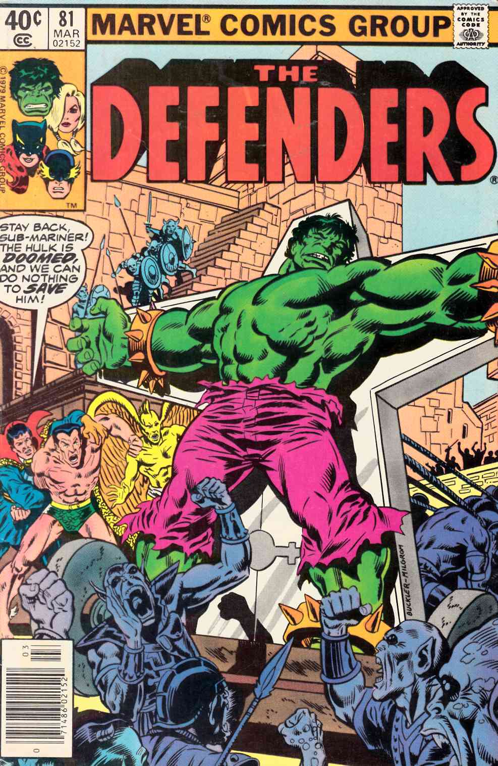 Defenders #81 Newsstand Edition Fine (6.0) [Marvel Comic] THUMBNAIL