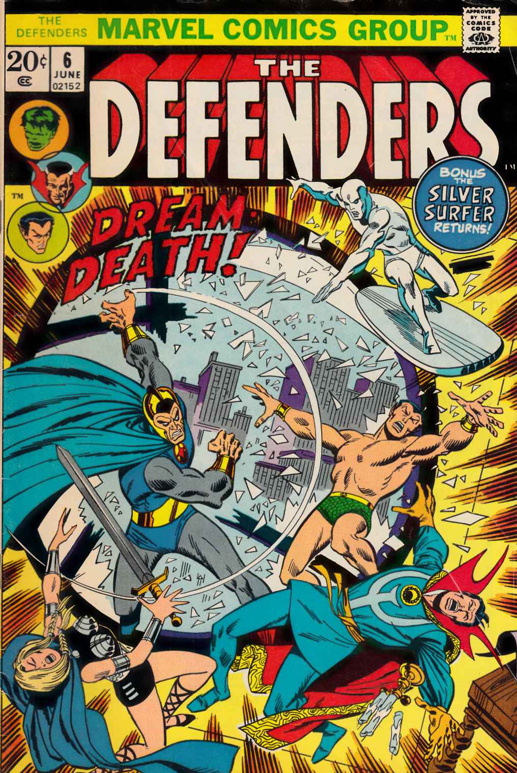 Defenders #6 Very Good (4.0) [Marvel Comic] THUMBNAIL