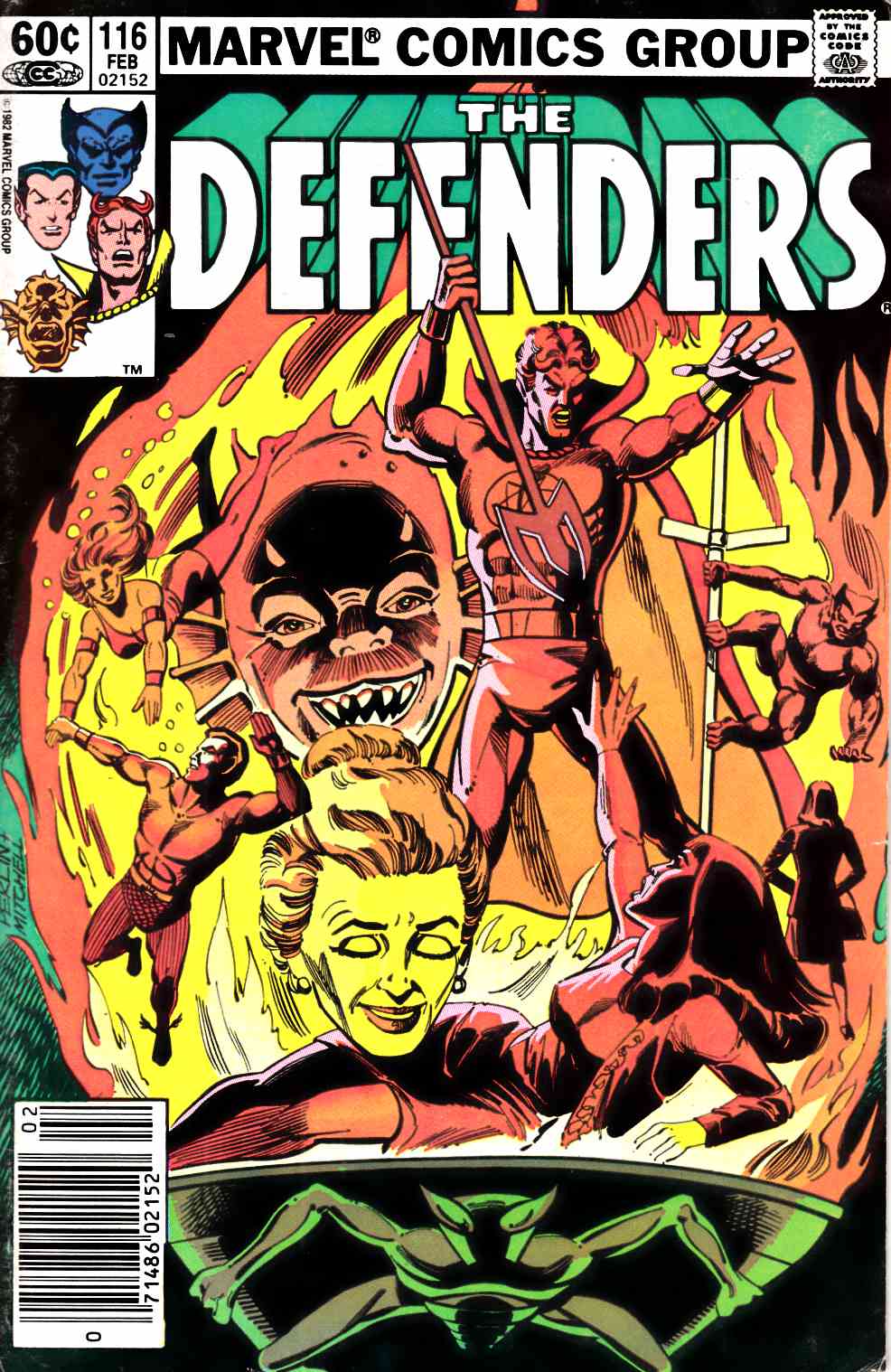 Defenders #116 Newsstand Edition Fine (6.0) [Marvel Comic] THUMBNAIL