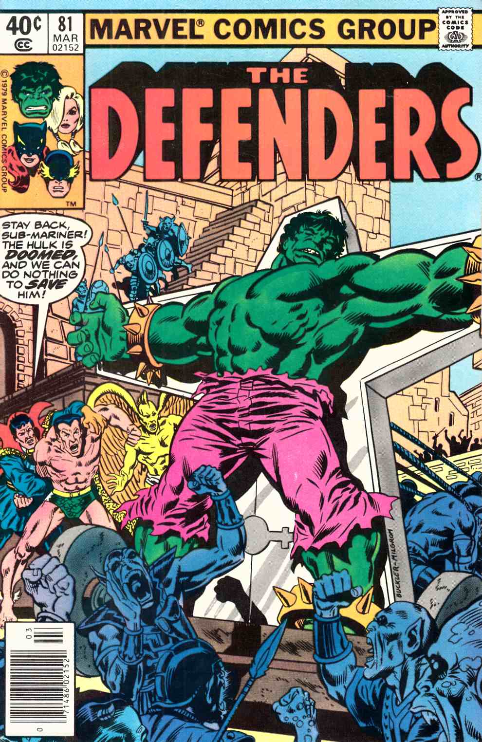 Defenders #81 Newsstand Edition Very Fine (8.0) [Marvel Comic] THUMBNAIL
