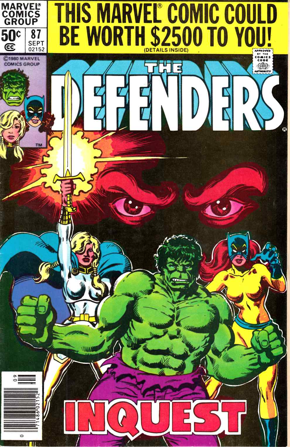 Defenders #87 Newsstand Edition Very Fine (8.0) [Marvel Comic] THUMBNAIL