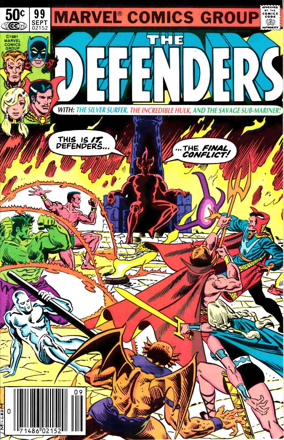 Defenders #99 Newsstand Edition Very Fine (8.0) [Marvel Comic] THUMBNAIL