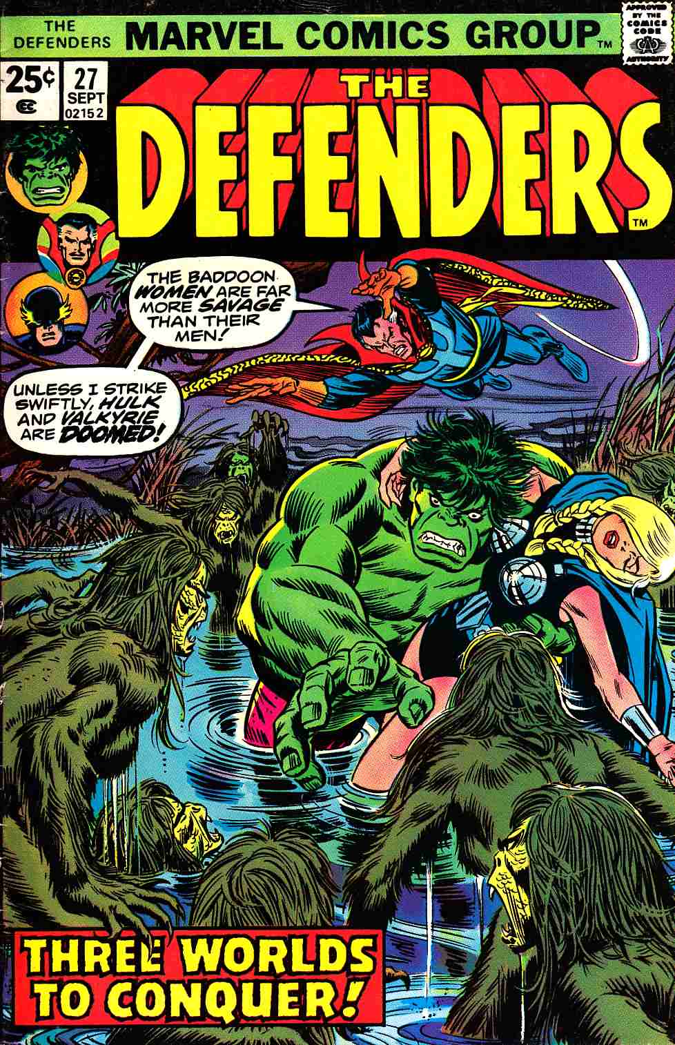 Defenders #27 Fine (6.0) [Marvel Comic] THUMBNAIL