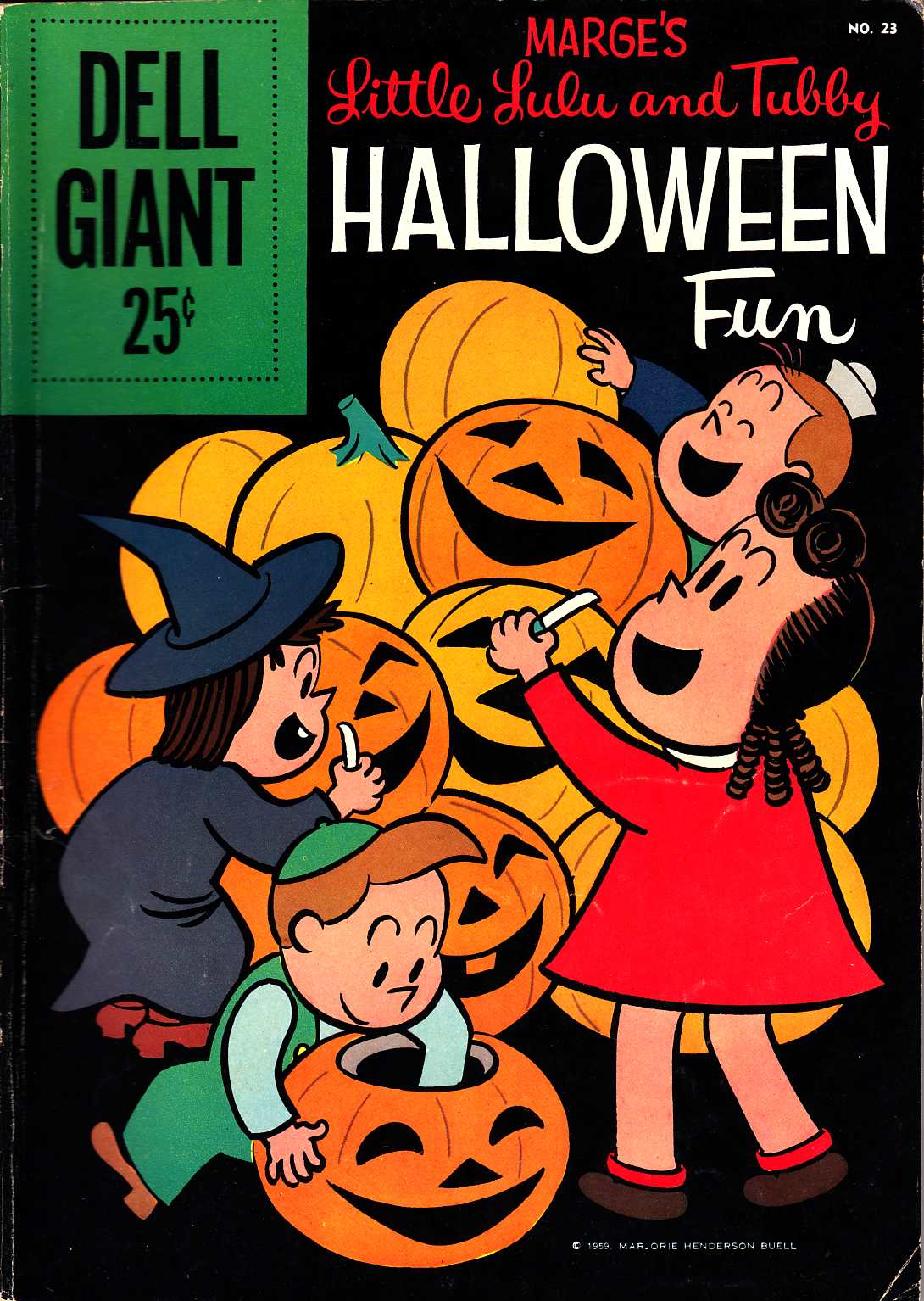 Dell Giant #23 (Lulu and Tubby Halloween Fun) [Dell Comic] LARGE